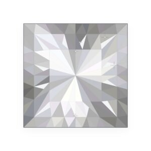 Princess cut gemstone